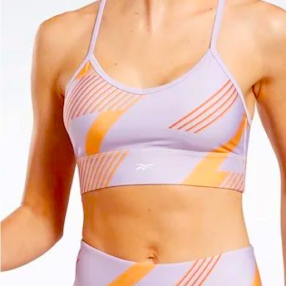 Women's Printed Medium Impact Pullover Sports Bra 
Color:Purple Oasis NWT - Picture 6 of 7